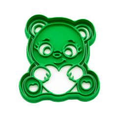 Medvídek se srdíčkem | dvoudílné vykrajovátko