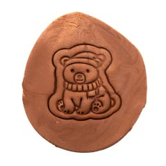 Medvěd se šálou 2 | dvoudílné vykrajovátko