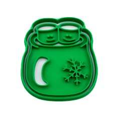 Hrnek s marshmellou | dvoudílné vykrajovátko