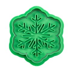 Vločka 6 | dvoudílné vykrajovátko