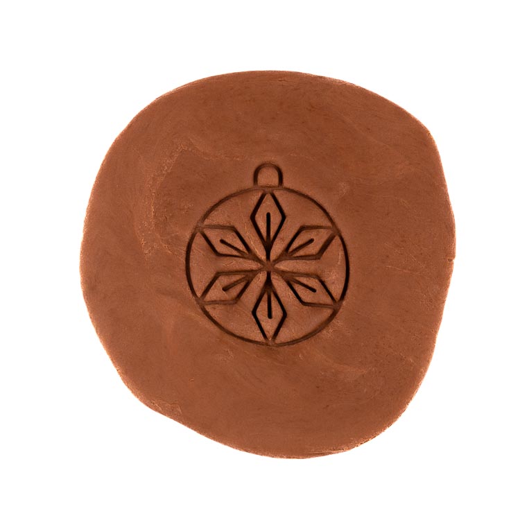 Ozdoba s vločkou 2 | dvoudílné vykrajovátko