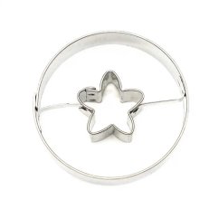 Kolečko + pětikytička | vykrajovátko se středem