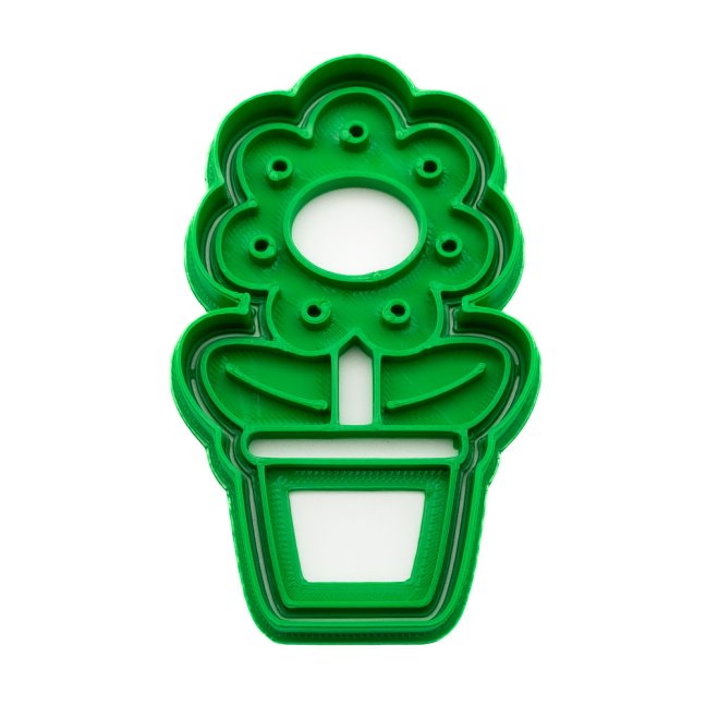 Květina v květináči 3 | dvoudílné vykrajovátko