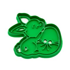 Zajíček s vajíčkem | dvoudílné vykrajovátko