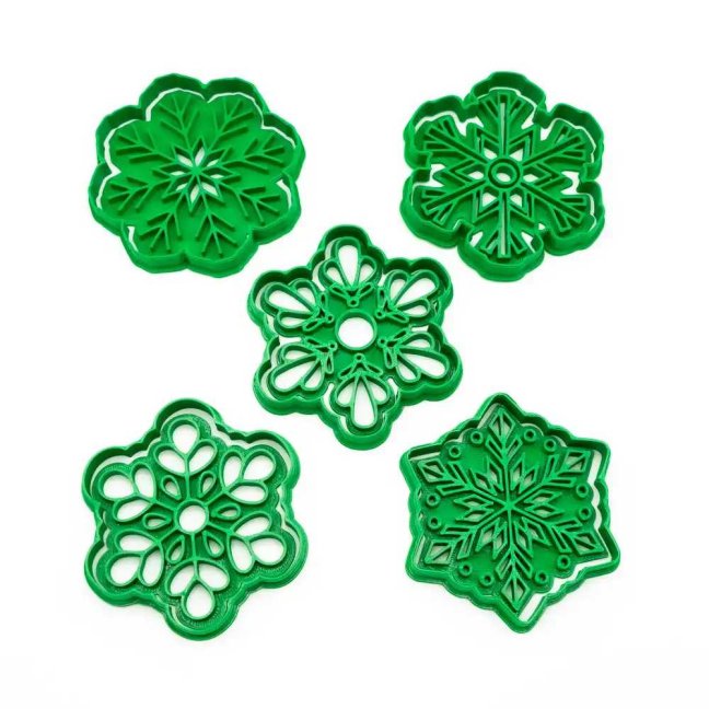 Sněhové vločky | sada vykrajovátek