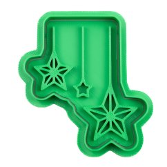 Visící hvězdy | dvoudílné vykrajovátko