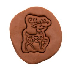 Vánoční jelen 2 | dvoudílné vykrajovátko