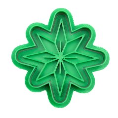 Vánoční hvězda | dvoudílné vykrajovátko