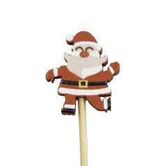Santa Claus - vánoční dekorační zápich 12 cm