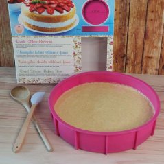 Kulatý dortík |  silikonová forma na pečení