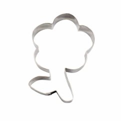 Kytka s lístkem | vykrajovátko