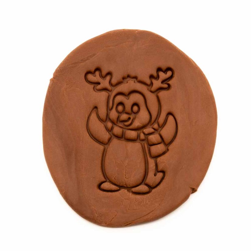 Tučňák s parohy | dvoudílné vykrajovátko