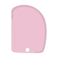 Univerzální škrabka na těsto 13x9cm -Růžová