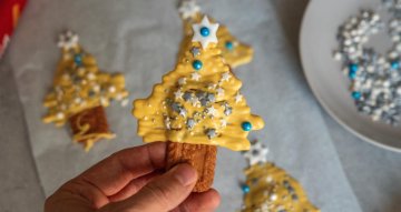 Čokoládové stromečky z Lotusek