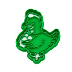 Slepička s vajíčky 2 | dvoudílné vykrajovátko