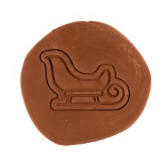 Zimní sáně | dvoudílné vykrajovátko