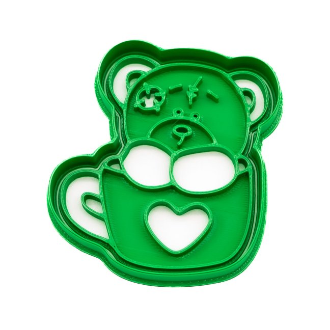 Medvídek v hrníčku | dvoudílné vykrajovátko