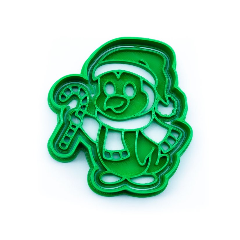 Tučňák s cukrátkem | dvoudílné vykrajovátko