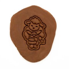 Beránek s košíkem | dvoudílné vykrajovátko