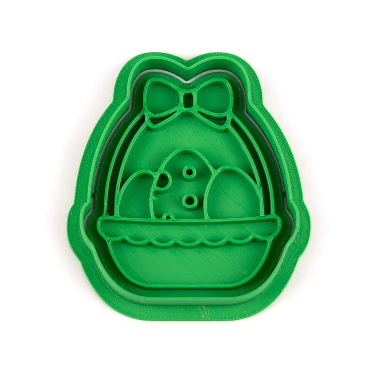 Koš s vajíčky | dvoudílné vykrajovátko