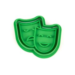 Divadelní masky | dvoudílné vykrajovátko