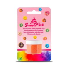 Jedlá prachová barva - Oranžová - SweetArt (2 g)