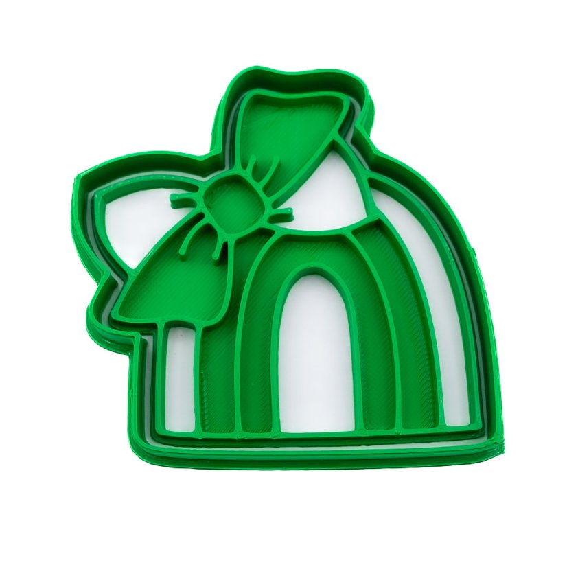 Duha - mašle | dvoudílné vykrajovátko