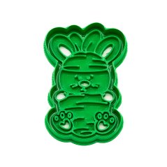 Zajíček v mrkvi | dvoudílné vykrajovátko