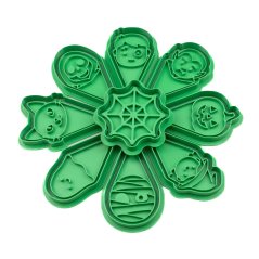 Halloweenské kornouty - talíř | sada vykrajovátek