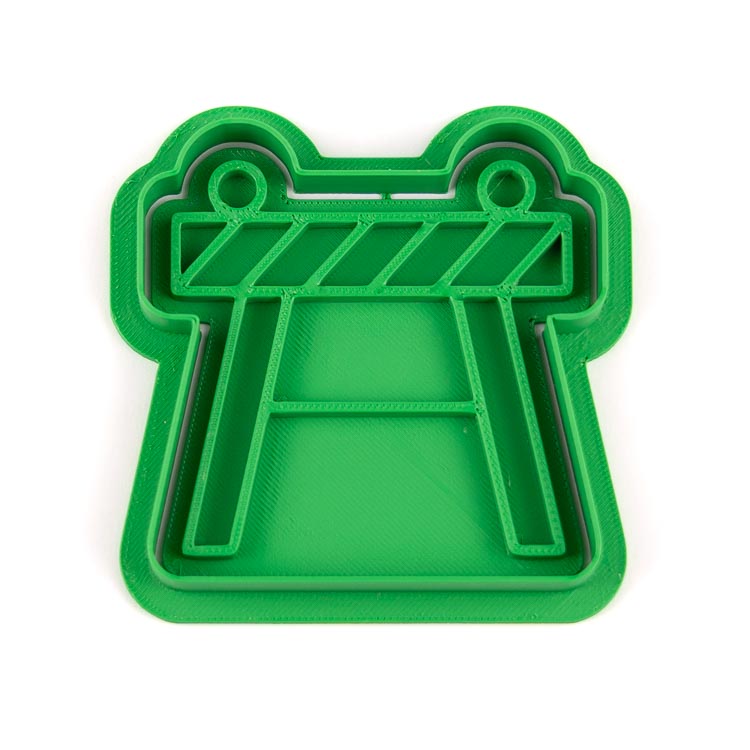 Stavební zábrana | dvoudílné vykrajovátko