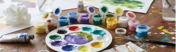 Akrylové barvy pro tvoření a malování dekorací