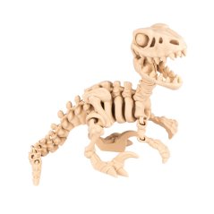 Velociraptor | pohyblivá 3D omalovánka + barvy a štětec