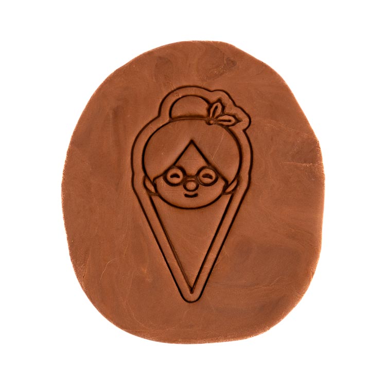 Kornout babička | dvoudílné vykrajovátko