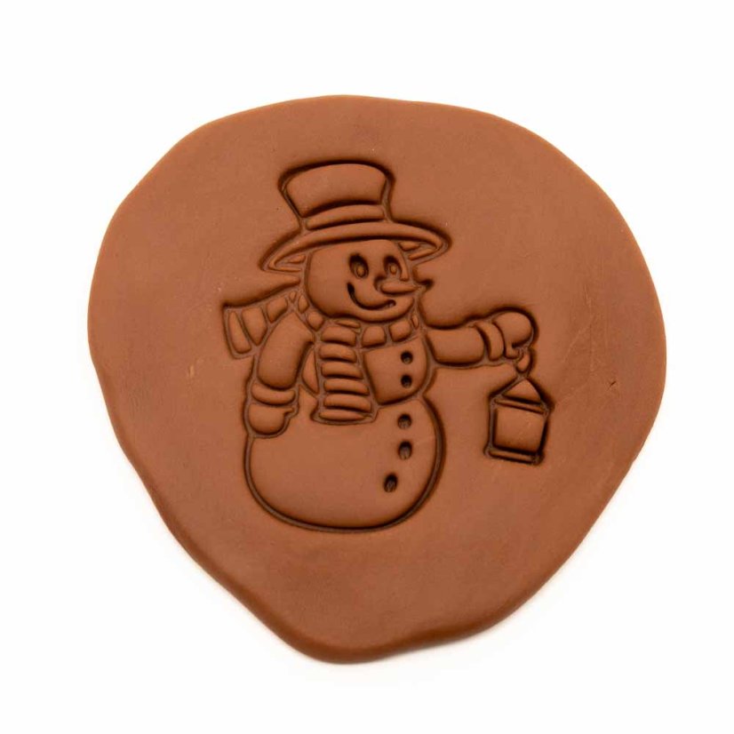 Sněhulák s lampou | dvoudílné vykrajovátko