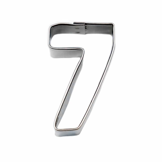 Číslice - 7 - sedm | vykrajovátko