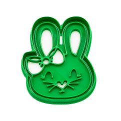 Zajíček hlava | dvoudílné vykrajovátko
