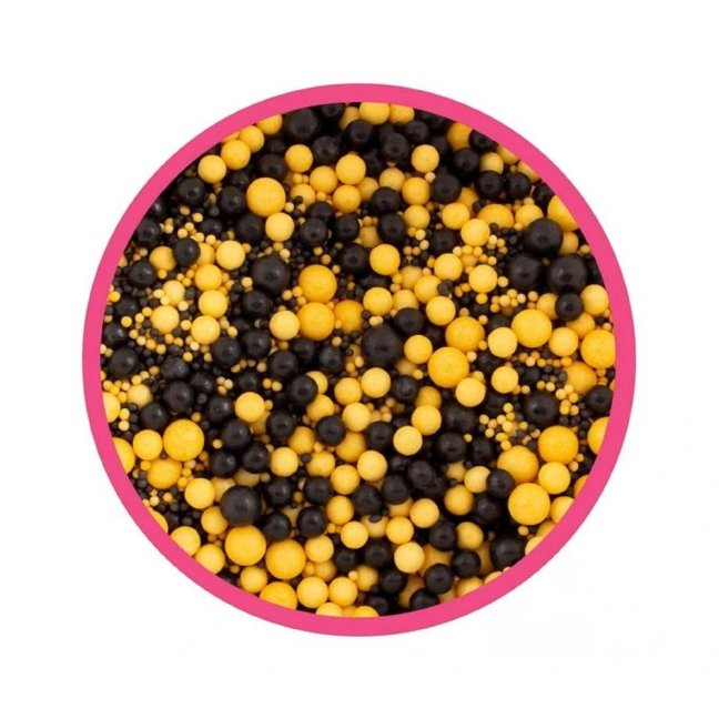 Black Gold sprinkle mix cukrové zdobení SweetArt (80 g)
