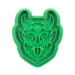 Čert - hlava 2 | dvoudílné vykrajovátko