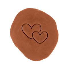 Dvě srdce | dvoudílné vykrajovátko