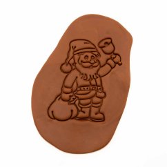 Santa se zvonkem | dvoudílné vykrajovátko