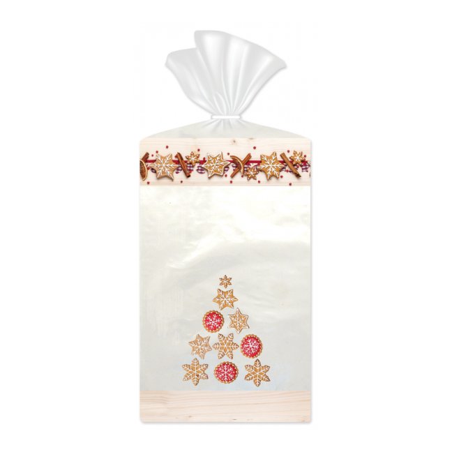 Celofánové sáčky | vánoční | maxi 18x30cm, 10 ks v balení