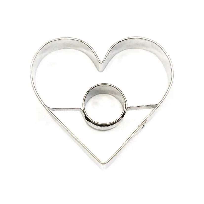 Srdíčko + kolečko | vykrajovátko se středem