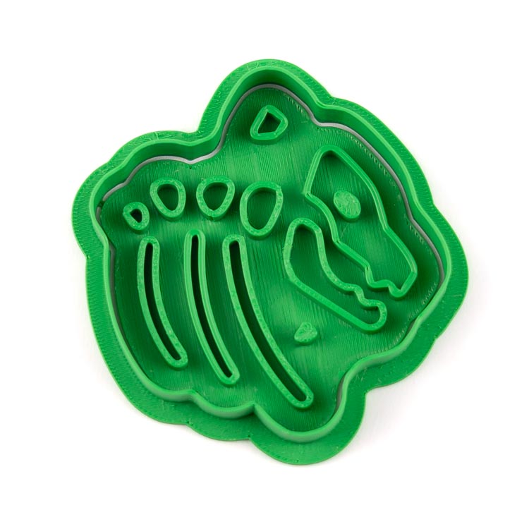 Fosilie 1 | dvoudílné vykrajovátko