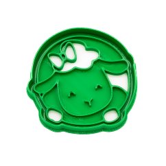 Beránek s mašličkou | dvoudílné vykrajovátko