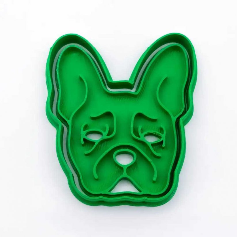 Französische Bulldogge - Kopf | ausstecher plätzchen