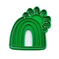 Duha - slunce | dvoudílné vykrajovátko