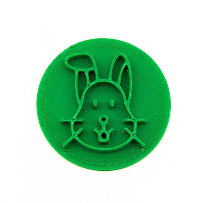 Hlava zajíčka 2 | razítko - Velikost: 4 cm