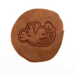 Ptáček  větvičkou | dvoudílné vykrajovátko