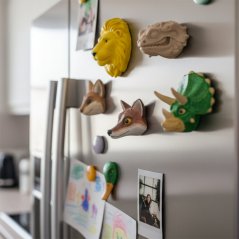 Šavlozubý tygr | 3D magnetka k vybarvení