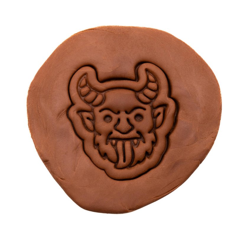 Čert - hlava 3 | dvoudílné vykrajovátko